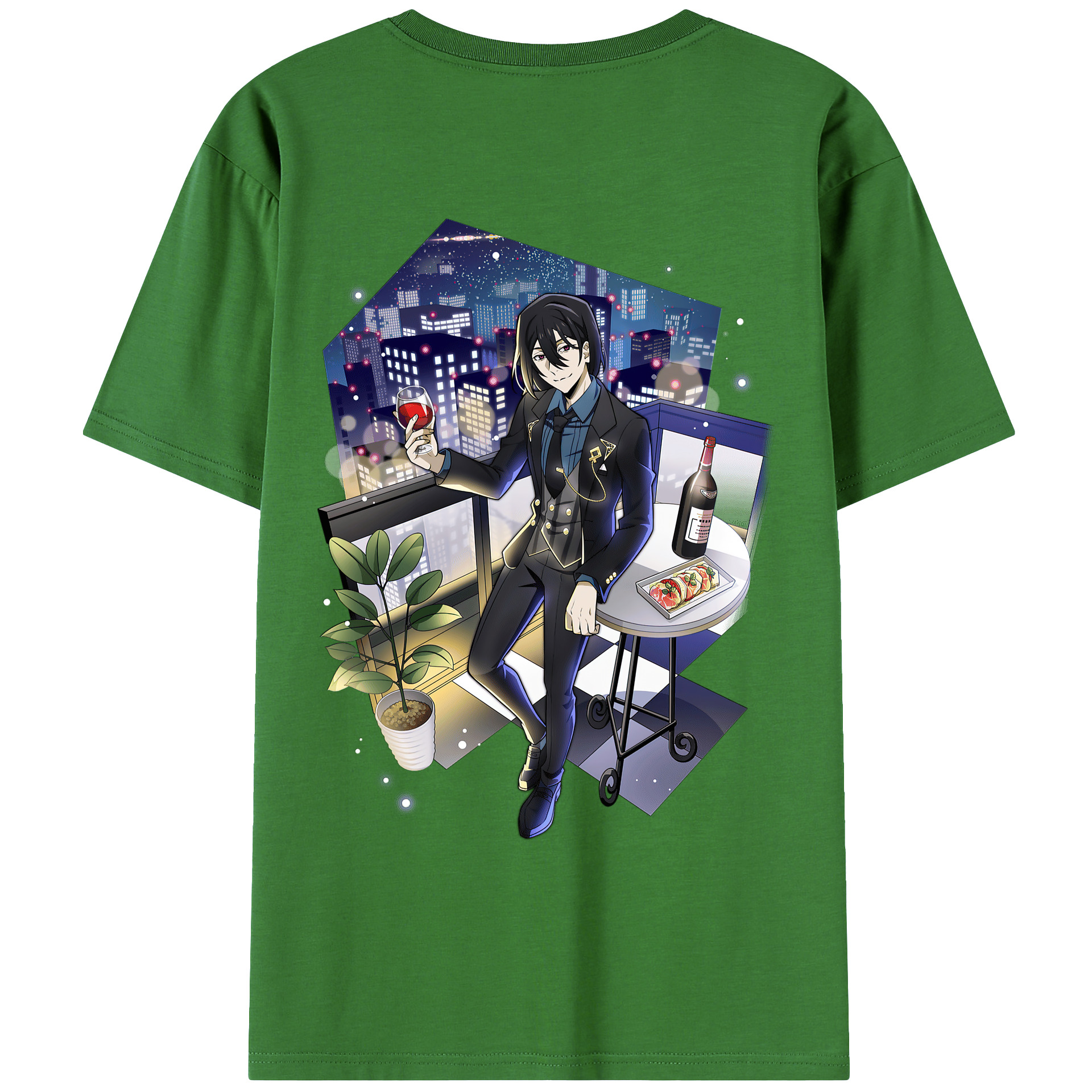 （画像用） 文豪ストレイドッグス Bungo Stray Dogs レディース半袖Tシャツ(バックプリント)